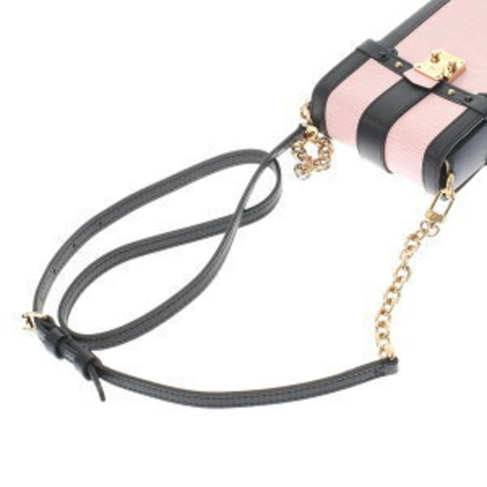 Louis Vuitton Trunk Ballerine Pochette Pink Epi Bag Rose Vertical - Picture 3 of 9